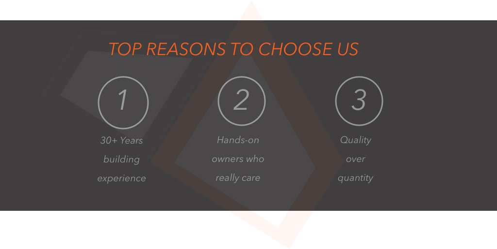 Top reasons to choose us - NQ Custom Build